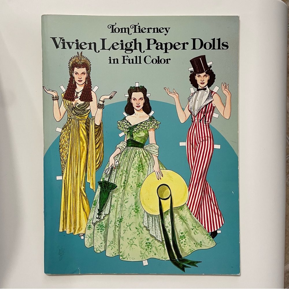 Vivien Leigh Paper Dolls Book by Tom Tierney